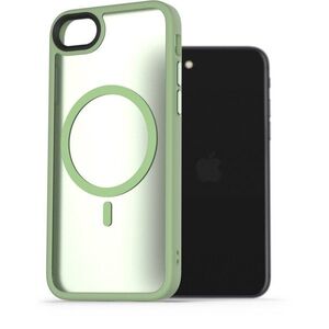 AlzaGuard Matte iPhone 7/8/SE (2020)/SE (2022) Magsafe zöld tok kép