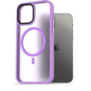 AlzaGuard Matte Case iPhone 12/12 Pro MagSafe világoslila tok kép