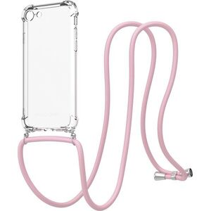 AlzaGuard Luxe Lanyard Case iPhone 7/8/SE 2020/SE 2022 rózsaszín tok kép