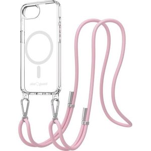 AlzaGuard Luxe Detach Lanyard Case Compatible with MagSafe for iPhone 16e / 17e rózsaszín tok kép
