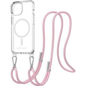 AlzaGuard Luxe Detach Lanyard Case Compatible with MagSafe for iPhone 13 rózsaszín tok kép