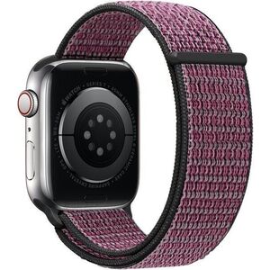 Eternico Airy Apple Watch 38mm / 40mm / 41mm / 42mm - Fig Purple and Black edge kép