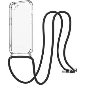 AlzaGuard Luxe Lanyard Case iPhone 16e / 17e fekete tok kép