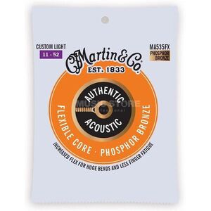 MARTIN SP Flexible Core 92/8 Phosphor Bronze Custom Light kép