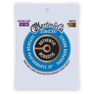 MARTIN Authentic SP 92/8 Phosphor Bronze Custom Light kép
