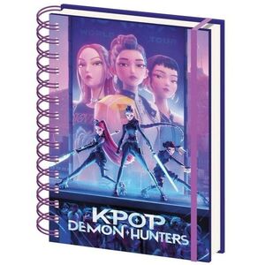 KPop Demon Hunters - Main Characters - jegyzetfüzet kép