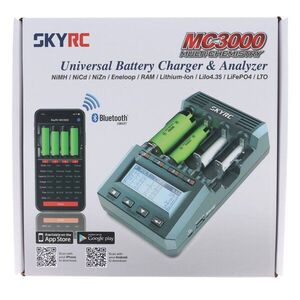SkyRC MC3000 univerzális töltő és analizáló 4 csatornás Bluetooth App vezérlés kép
