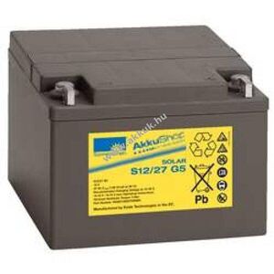 Sonnenschein Solar S12/27 G5 12V 27Ah akku AGM/ólom-zselés kép
