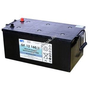 Exide Dryfit Traction Block GF12160V 12V 160000mAh akku AGM ólom-zselés kép