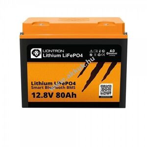 LIONTRON Smart BMS 12, 8V 80Ah akku AGM és ólom-zselés LiFePO4 kép