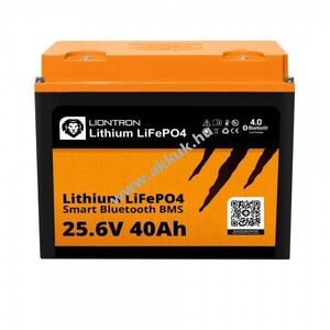 Liontron Smart BMS akku 25, 6V 40Ah AGM és ólom-zselés LiFePO4 kép