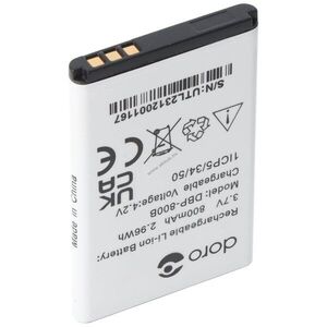 Eredeti Doro DBR-800A akku mobiltelefon kép