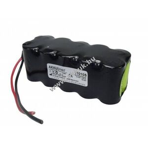 Helyettesítő akku Mela Melacard Econ-B 12V 1, 3Ah 44x42x110mm 538g orvostechnikai NiCd kép