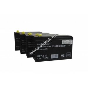 Helyettesítő akku Maquet Alphamaquet 1150.01A1 orvostechnikai 4x12V 7Ah ólom-savas kép