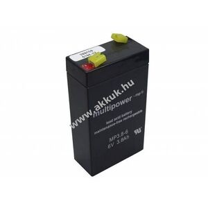 Helyettesítő akku Criticare Pulse OxiMeter 504DX orvostechnikai ólom 6V 3.8Ah kép