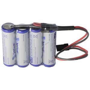 Vevő akkupakk AA Mignon ceruza 4, 8V 2700mAh 4db/csomag Graupner csatlakozó NiMH kép