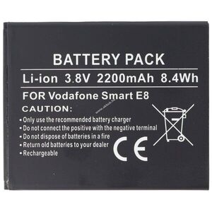 Helyettesítő akku Vodafone Smart E8 VFD510 Li3822T43P4h736040 3, 8V 2200mAh mobiltelefon Li-Ion kép