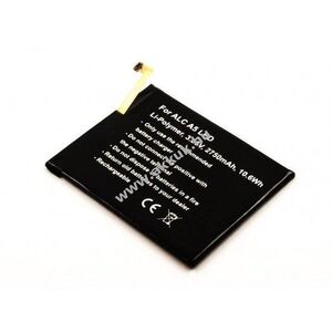 Helyettesítő akku Alcatel A5 LED mobiltelefon TLp027AJ 3, 85V 2750mAh 10, 6Wh beépített Li-Polymer kép