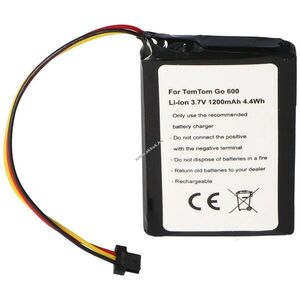 Helyettesítő akku TomTom Go 600/610 gps és navigáció 3, 7V 1200mAh Li-Ion kép