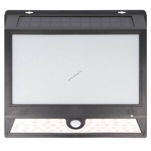 Ez solar LED napelemes házszámlámpa 60 LED számokkal és betűkkel fekete IP44 kép