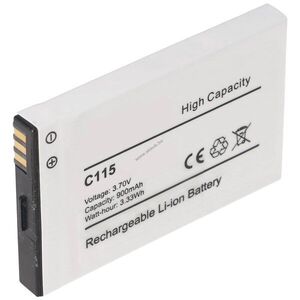 Helyettesítő akku mobiltelefon Motorola C115 C116 C155 Tchibo 202 3, 6-3, 7V 850-950mAh Li-ion kép