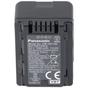 Eredeti Panasonic VW-VBT190E-K VW-VBT190 akku videokamera kép