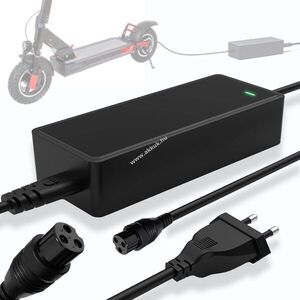 E-Bike, elektromos roller töltő 48V akkuhoz, 54.6V 2A, 3P-GX12 cstalakozó kép