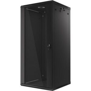 Lanberg 19" 27U Falra szerelhető Rackszekrény Black WF01-6627-10B kép