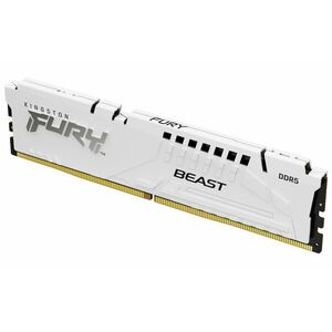 Kingston 16GB/6000 Fury Beast White DDR5 CL30 Single Desktop RAM... kép