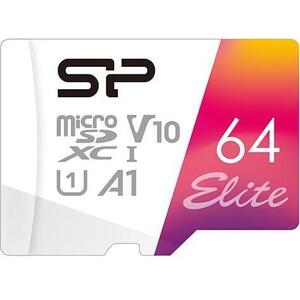 microSDXC Elite 64GB C10/U1/UHS-I/V10-A1 SP064GBSTXBV1V20SP kép