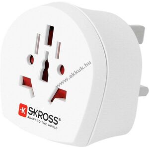 Skross Country Adapter World to UK utazó adapter 2- és 3-tűs földelt és nem földelt T13A kép