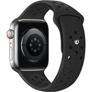 Eternico Sporty Apple Watch 44mm / 45mm / 46mm / Ultra 49mm Solid Black kép