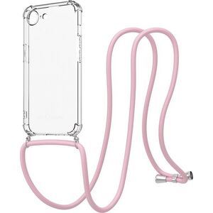 AlzaGuard Luxe Lanyard Case iPhone 16e / 17e rózsaszín tok kép