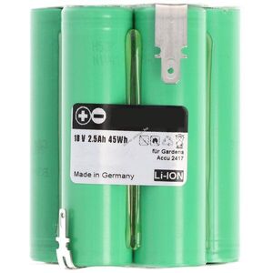 Helyettesítő akku Gardena AccuCut 2417 18V 1600mAh kerti gép Li-Ion kép