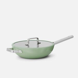 FABINI Meda 5.0 Standard wok serpenyő, 28cm, zsályazöld kép