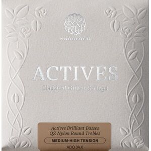 Knobloch ACTIVES Double Silver QZ Nylon Medium-High Tension 34.0 kép