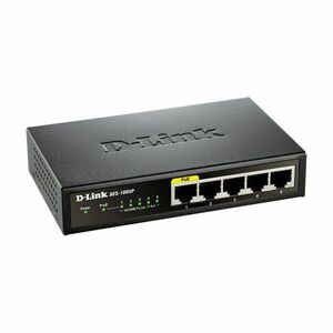 D-Link DES-1005P/E Switch 5x100Mbps (4xPOE) Fémházas Asztali, DES-1005P kép