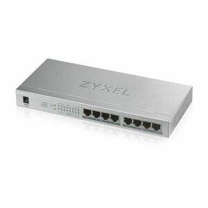 Zyxel GS1008HP-EU0101F Switch 8x1000Mbps (8xPOE+) Fémházas Asztal... kép