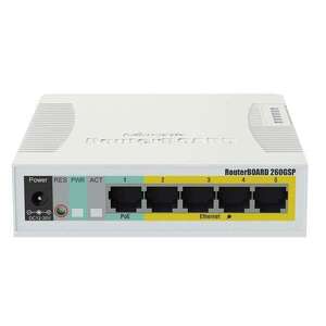 Mikrotik CSS106-1G-4P-1S Cloud Smart Switch 5x1000Mbps (POE Out)... kép