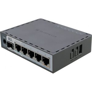 Mikrotik E60IUGS vezetékes router Gigabit Ethernet Fekete kép