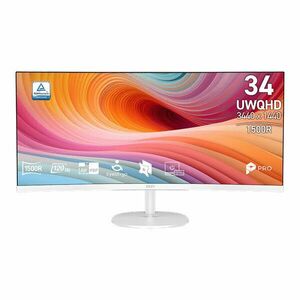 MSI Business Pro MP341CQW E12 Hajlított Monitor 34" QHD 3440... kép