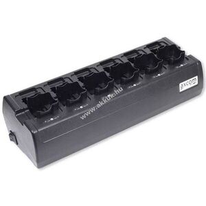 Axcom 6+6 töltő adapterrel Motorola R5 R7 DP3400 DP3600 DP2400 DP2600 DP2800 DP44 DP3441 rádió kép