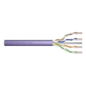 DIGITUS Cat6 U/UTP Hálózati Kábel - 100m - Ibolya kép