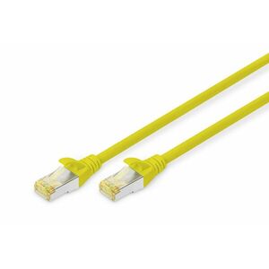 DIGITUS Cat.6A S/FTP LSZH 0, 5m sárga patch kábel kép