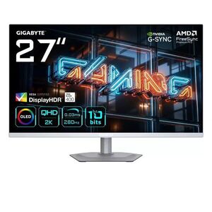 Gigabyte 27" MO27Q2A ICE 16: 9 QHD QD-OLED Monitor - Ezüst kép