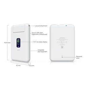 Ubiquiti wireless mobile router 2x1000mbps, wifi 5 - utr UTR kép