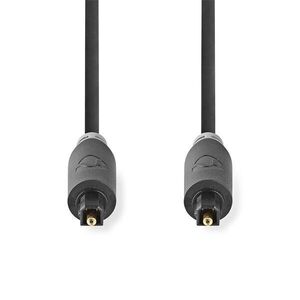 Nedis cabw25000at10 optikai audió kábel, toslink dugó, hossz: 1m... kép