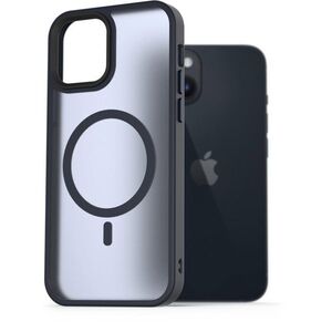AlzaGuard Matte Case iPhone 14 MagSafe sötétkék tok kép