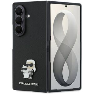 Karl Lagerfeld PU Saffiano Karl and Choupette Samsung Galaxy Z Fold 8 Ultra fekete tok kép