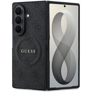 Guess PU Leather 4G Samsung Galaxy Z Fold 8 Ultra fekete mágneses tok kép